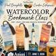 Every Book Deserves a Beach Body, Paint your own watercolor bookmarks