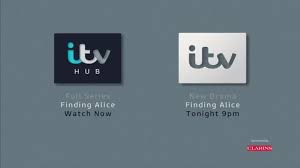 Just the words independent television stacked on top of each other. Itv