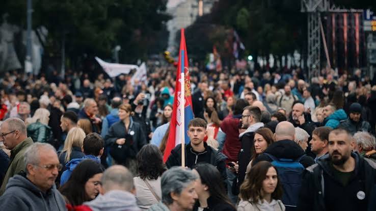 Serbia erupts in celebration after President Aleksandar Vučić concedes defeat to a student-led movement following two years of protests.
