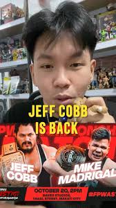 Jeff Cobb for the FPW Championship! , Get your tickets🎟️:  https://www.ticket2me.net/event/21948, ————————, 𝐅𝐏𝐖 𝐀𝐬𝐭𝐢𝐠:  𝐂𝐨𝐛𝐛 𝐯𝐬 𝐌𝐚𝐝𝐫𝐢𝐠𝐚𝐥, October 20, 2PM @ Baked Studios, Makati  City, #hobbydanezi ...