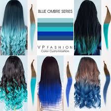 Top 5 Black Brown Hair Extensions With Blue Tips On Blog Vpfashion Com Blue Brown Hair Hair Color For Black Hair Blue Ombre Hair