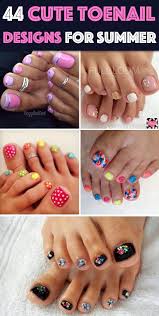 Since the toe nails are short, i pick up some nail arts to make them simple. 44 Easy And Cute Toenail Designs For Summer Cute Diy Projects