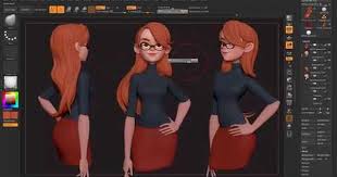 Zbrush 4r8 Hair With The Bend Curve 3d Gizmo Youtube Zbrush Personagem Em 3d Personagem