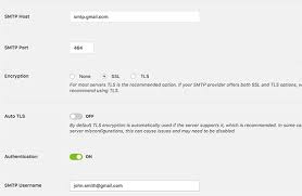 What are the smtp settings of gmail? How To Send Email In Wordpress Using The Gmail Smtp Server