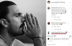 Maybe you would like to learn more about one of these? Ranveer Singh Seems To Miss Being Outdoors