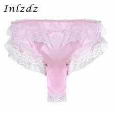 Panties for men, you can have a whole panty wardrobe for a fraction of the cost. Sissy Panties Mens Lingerie Shiny Satin Lace Floral High Cut Frilly Sissy Briefs Underwear Panties With Open Sheath Male Panties Briefs Aliexpress