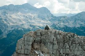 Small Cabin Built On The Peak Of The Julian Alps Mountain Huts Mountain Cabin Hut House