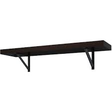 Whether it's for your kitchen, study, living room, or bedroom, a black wall mounted with floating shelves creates a cozy atmosphere. Floating Kitchen Shelves Lowes Kitchen Design