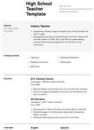 Teacher resume sample + resume making guide with examples for each section. Teacher Resume Samples All Experience Levels Resume Com Resume Com