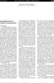 Aspergillosis Due to Carpet Contamination