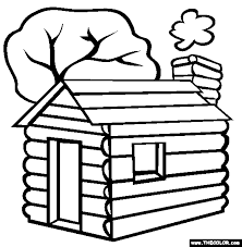 Use these images to quickly print coloring pages. Lincoln Log Cabin Coloring Page Coloring Pages Lincoln Logs Online Coloring Pages