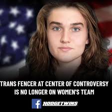 EXITING: Wagner College informed FOX News Digital that transgender fencer  Redmond Sullivan is no longer part of the women's fencing team, following  female fencer Stephanie Turner's protest, during which she knelt and
