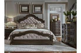 Valley Springs Brown And Beige Upholstered Bedroom Set From Liberty Coleman Furniture King Bedroom Sets Upholstered Bedroom Liberty Furniture