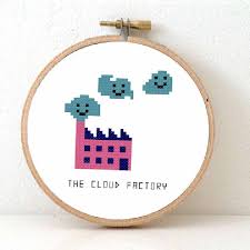 Project themes cross stitch patterns cross stitch kits stamped projects stitchable items cross stitch fabric floss & thread beads & charms cross stitch supplies chitchat message board. Cloud Factory New Baby Cross Stitch Pattern Studio Koekoek