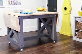 Convertible Kitchen Island Storage Table Knockoffdecor Com In 2020 Kitchen Island Storage Kitchen Island On Wheels Kitchen Island Makeover