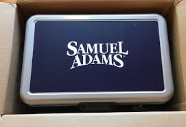 Sam Samuel Adams Coleman Boston Lager Ice chest/Cooler 54 Quart Steel  Belted NEW