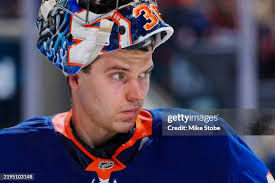 Isaiah George of the New York Islanders during the game against the... News  Photo
