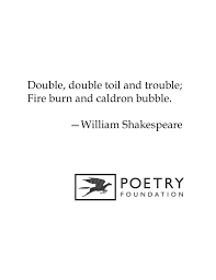 Song Of The Witches By William Shakespeare Poetry Poetry Foundation Best Poems