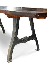 Machine Legs Copper Dining Room Table Industrial Home Design Industrial Table Legs
