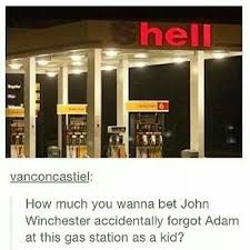 Sorry Adam You Know We Love You Well Eventually Get You Out Maybe Probably Not Though Sorry We Still Supernatural Funny Supernatural Supernatural Tumblr