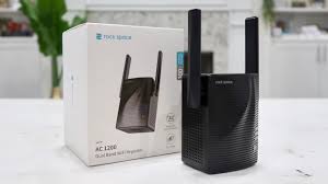 Rock Space WiFi Extender Review - AC1200 Dual Band Wireless Repeater -  YouTube