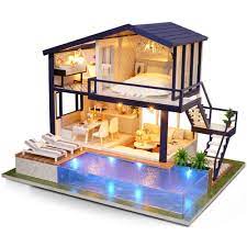 Cuteroom A 066 Time Apartment Diy Doll House With Furniture Light Gift House Toy Dolls Stuffed Toys From Toys Hobbies And Robot On Banggood Com Tiny House Design Diy Dollhouse Furniture Cheap