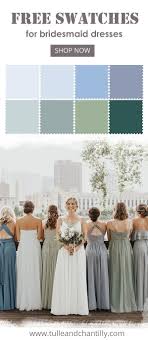 Tulle And Chantilly Bridesmaid Dress Swatch Kits In 2020 Wedding Theme Colors Bridesmaid Popular Wedding Colors