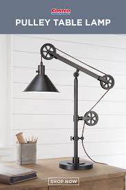 Industrial Pulley Table Lamp Industrial Table Lamp Pulley Lamps Table Lamp