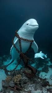 A smart walking baby beluga whale calls on people to rescue the mother... | TikTok