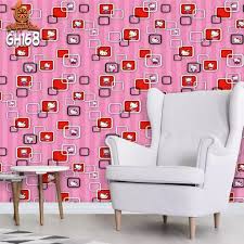 Here you can find the best hello kitty wallpapers uploaded by our community. Jual Wallpaper Dinding Stiker Walpaper Dinding Hello Kitty 3d Kotak 10meter X 45cm Vadisya Shop