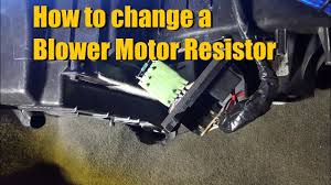 You can access the resistor module behind the fuse box located on the driver's side lower dash compartment. How To Change A Blower Motor Resistor Chevy Silverado Anthonyj350 Youtube