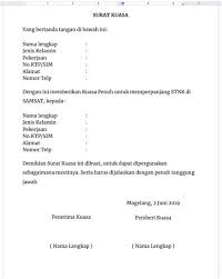 Surat kuasa pengurusan stnk hilang (membuat duplikat). Contoh Surat Kuasa Pengurusan Stnk Perusahaan