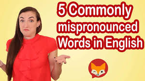 5 Commonly Mispronounced Words in American English – ChatterFox ...