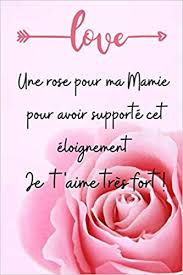 Je t'aime tres fort fort. Amazon Com Une Rose Pour Ma Mamie Pour Avoir Supporte Cet Eloignement Je T Aime Tres Fort Mamie Va Adorer Ce Cadeau Tres Utile Un Beau Geste D Amour A Offrir Soignee Carnet Lignees