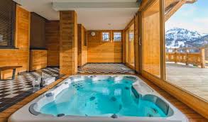 How many seats does a jacuzzi hot tub have? Montgenevre Luxury Chalet Rentals Ski Slopes Spa Concierge Services