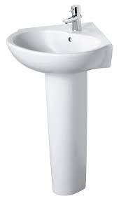 diy at b&q corner basin