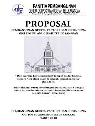 Contoh proposal pembangunan drainase docx. Proposal Pembangunan Gereja