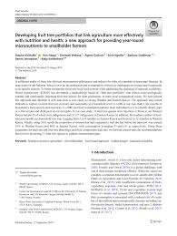 There are 7 fruit tree patches: Pdf Developing Fruit Tree Portfolios That Link Agriculture More Effectively With Nutrition And Health A New Approach For Providing Year Round Micronutrients To Smallholder Farmers