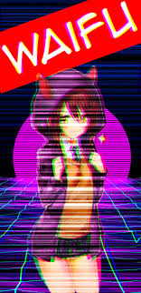 August 14 at 5:35 am ·. Vaporwave Aesthetic Waifu V2 1440x2960 Phonewallpapers