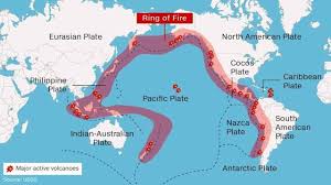 The Ring Of Fire Subduction Zone Earthquakes Activities North American Plate