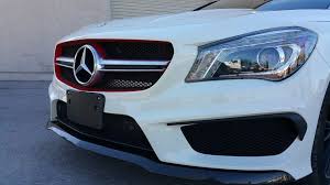 Apex Customs Mercedes Cla 45 Amg 3m Vinyl Wrap Accents Automotive Shops Vinyl Racing Stripes Custom Mercedes