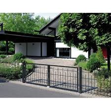 Metallzaun Anbau Set Madrid Anthrazit Z Einbetonieren 50 Cm X 200 Cm Kaufen Bei Obi Metallzaun Zaun Zaun Anthrazit