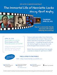The immortal life of henrietta lacks _ part 1,tv series 2018 fullhd movies season online free. Ub Events Calendar Special Screening The Immortal Life Of Henrietta Lacks