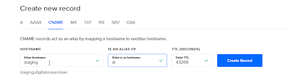 How To Create Edit And Delete Dns Records Digitalocean Product Documentation