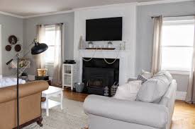 Walls painted silver marlin by benjamin moore. Living Room Paint Reveal Aratari At Home