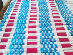 Weaving Plastic Bags With Children Plastic Bag Crafts Recycled Plastic Bags Plastic Bag