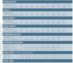 Www Hivis Co Uk Size Charts