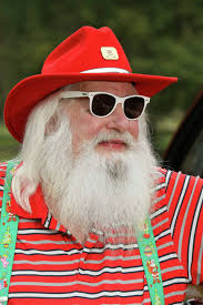 Playing Santa, like his beard, just grew