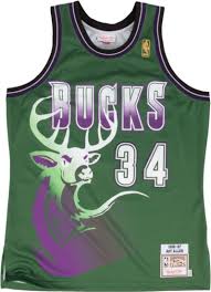 Bucks pro shop is the official online store of the milwaukee bucks. Mitchell Ness 1996 97 Milwaukee Bucks Green 34 Ray Allen Jersey