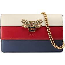 gucci queen margaret leather mini bag 1 350 liked on polyvore featuring bags handbags shoulder bags red schultertasche umhangetasche leder mini tasche